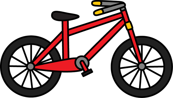 bike clipart red