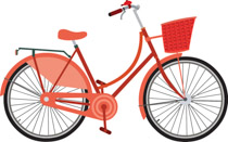 Free bicycle clipart.