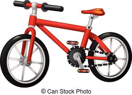 Red bicycle Clip Art and Stock Illustrations