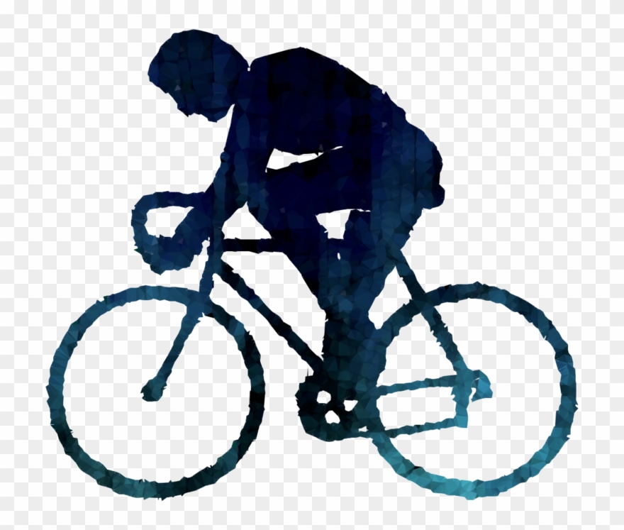 Bicycle clipart road.