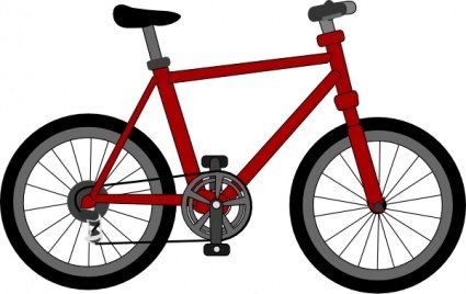 Free bicycle clipart.