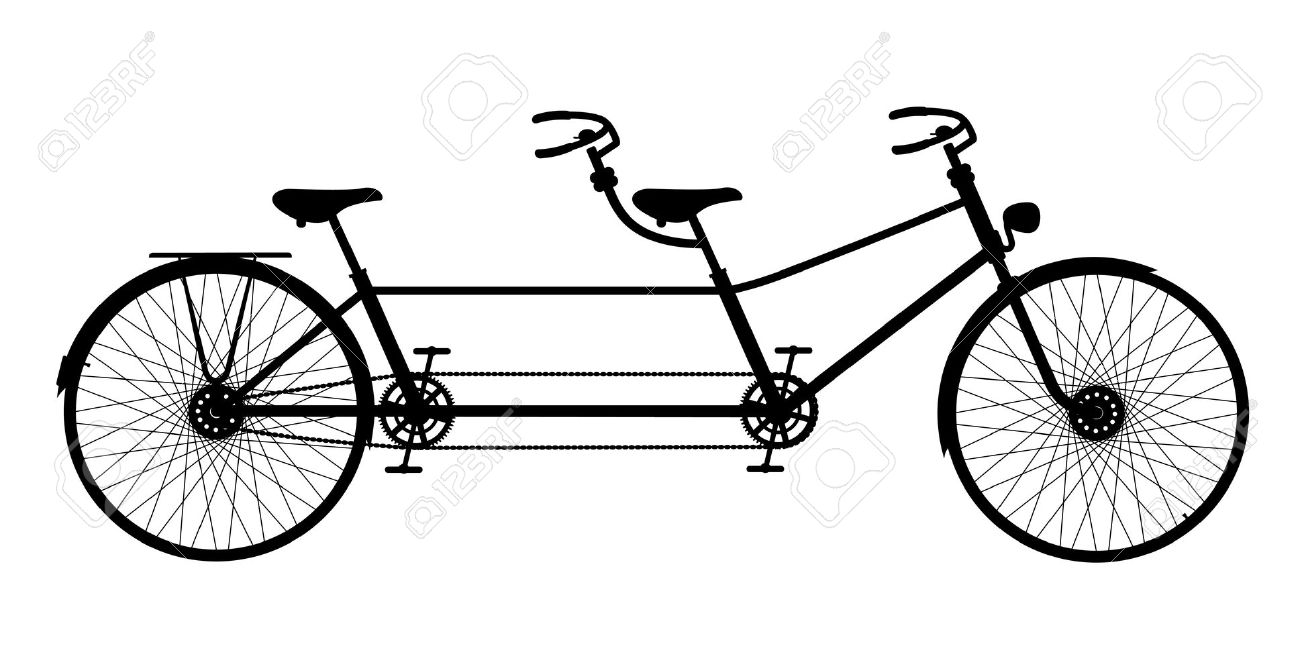 Tandem Bike Clipart