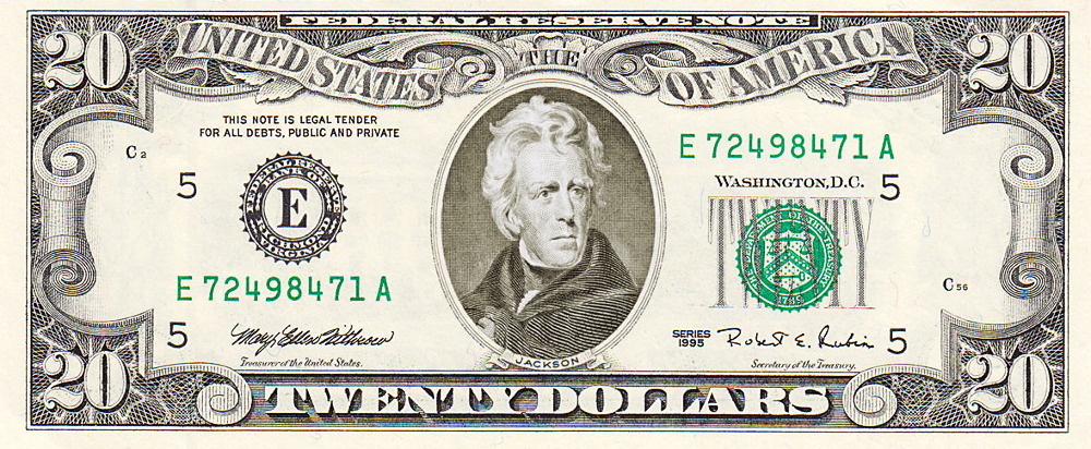 Free dollar bill.