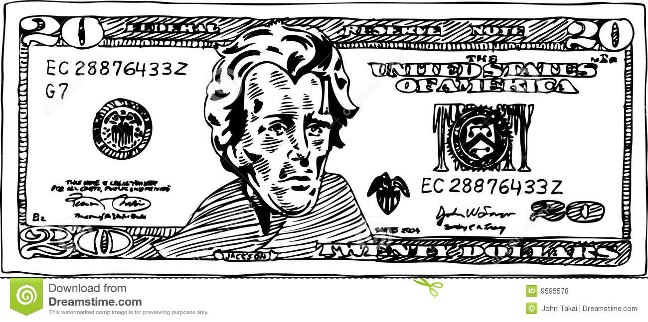 Dollar bill clipart.