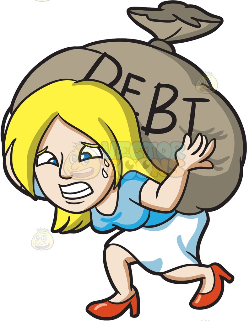 Debt clipart free.