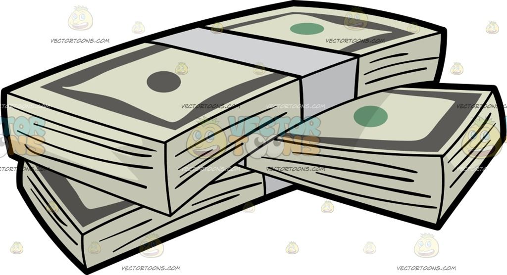 Bundles Of Us Dollar Money Bills