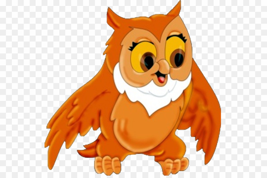 Owl Cartoon Transparent Background PNG Owl Bird Clipart