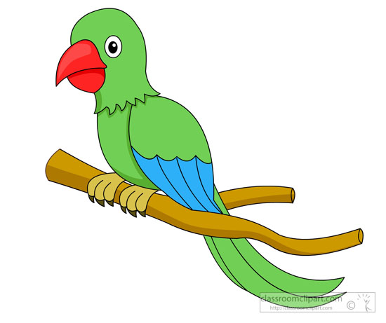 Free green parrot.