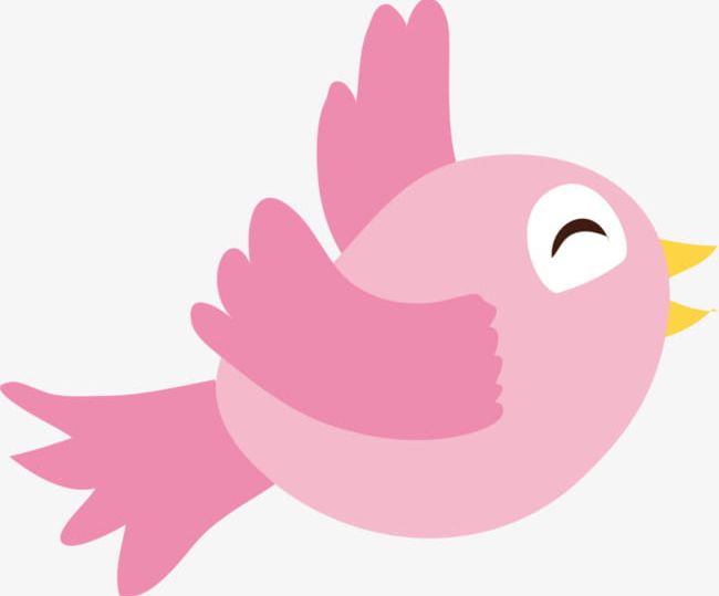 Lovely pink bird.