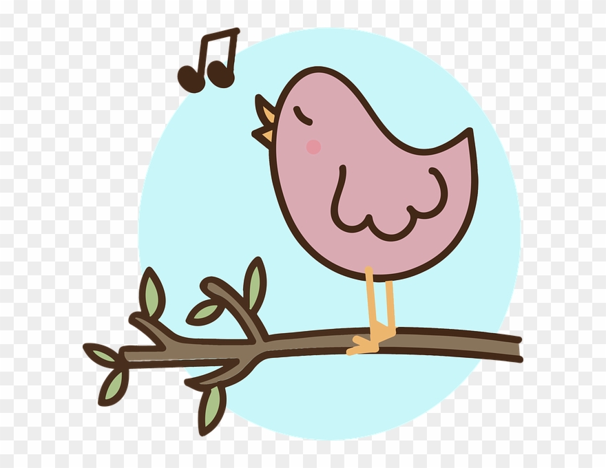 Draw singing bird.