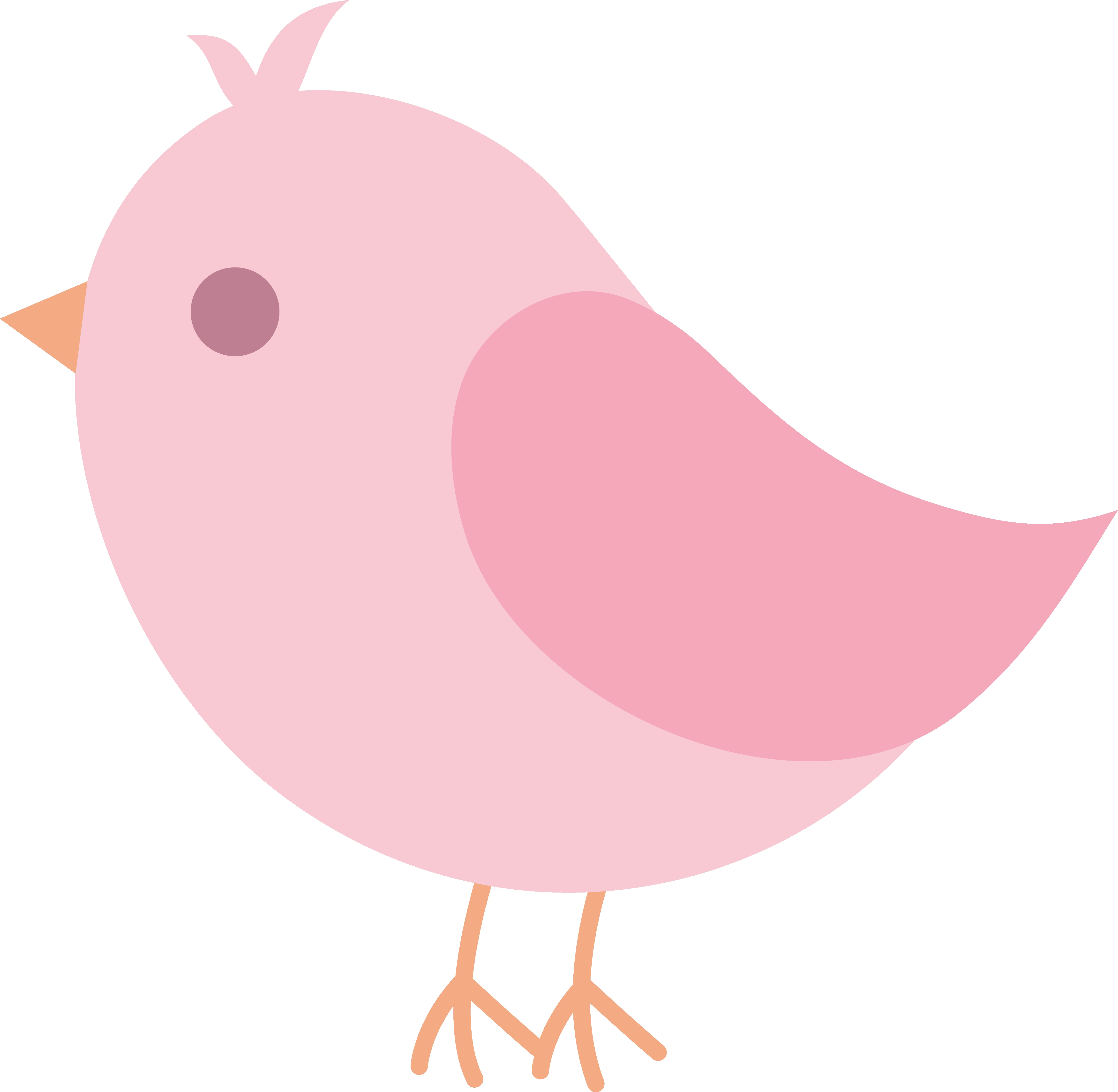 Easy Within Clip Art Bird Clipart Birds Transparent Png