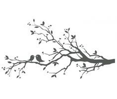 Tree with birds clipart free