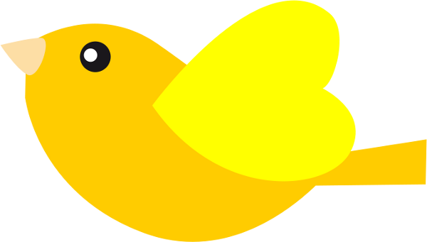 Yellow Bird Clipart