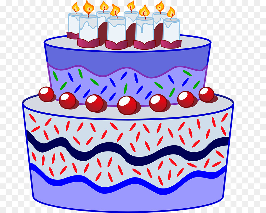 Cartoon Birthday Cake clipart