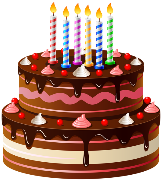 Birthday cake clip art cake design