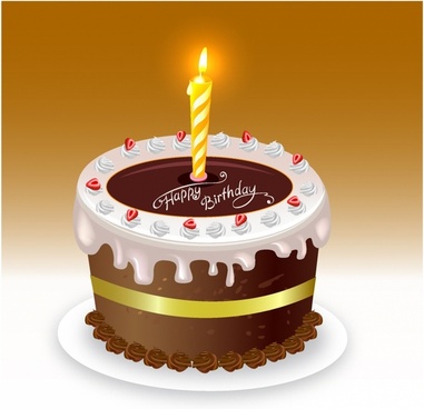 Happy birthday cake clipart free vector download