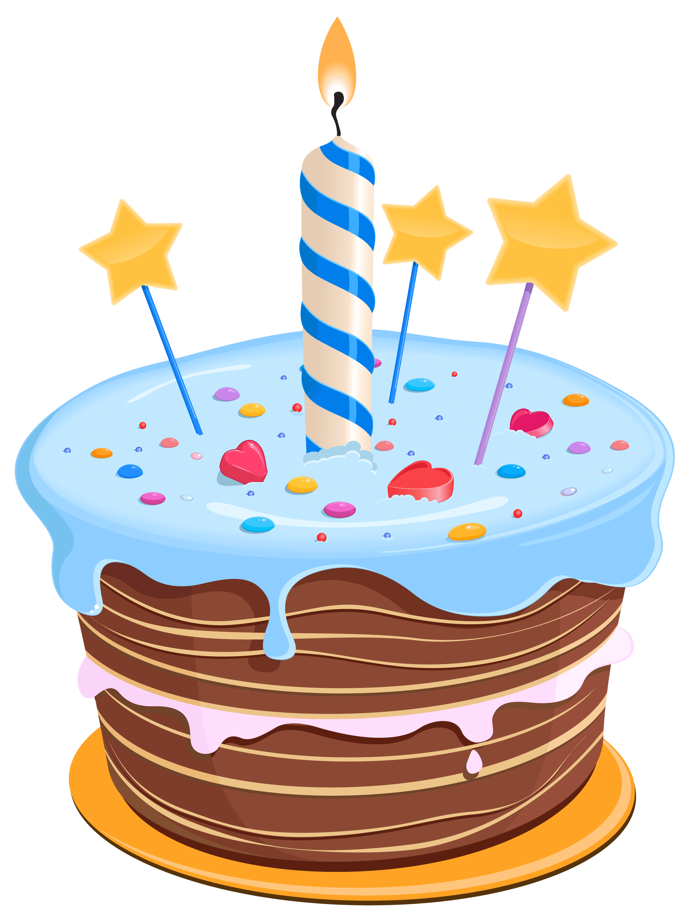 Kawaii clipart birthday cake, Kawaii birthday cake