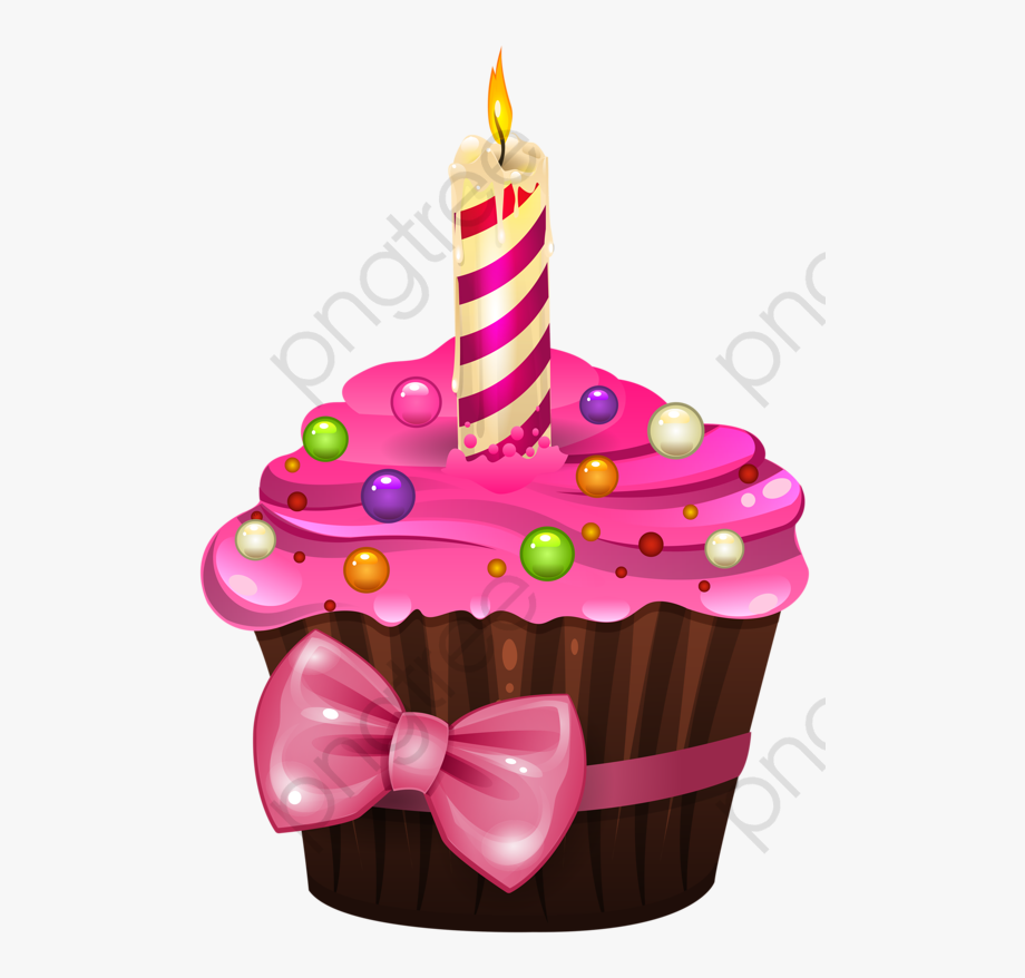 Birthday Cake Clipart Pink