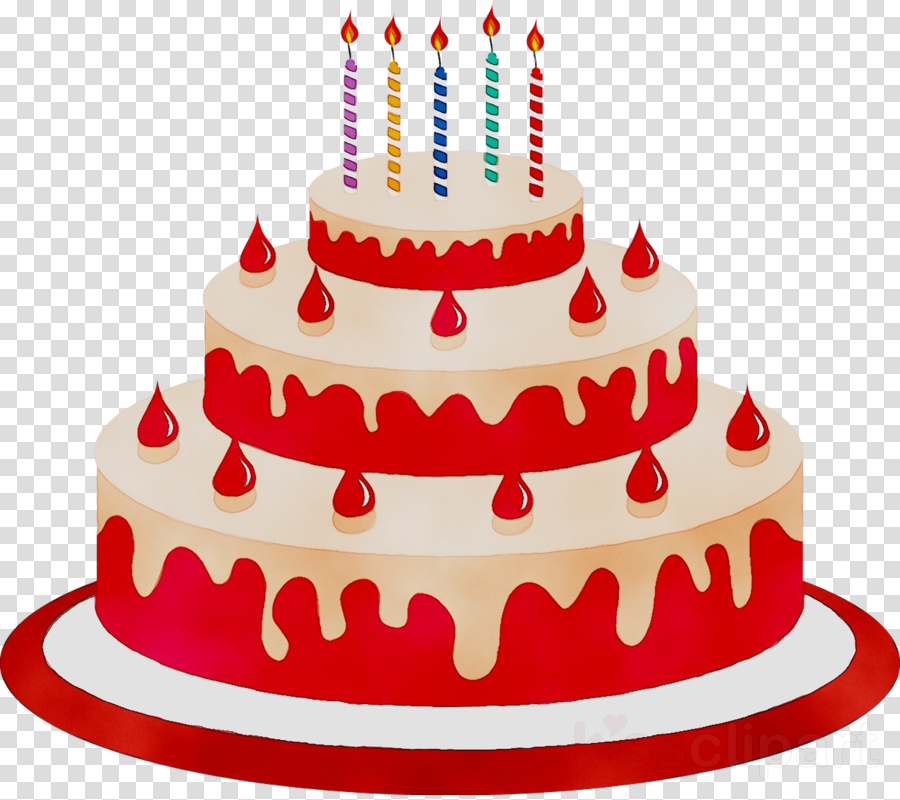 Cartoon Birthday Cake clipart