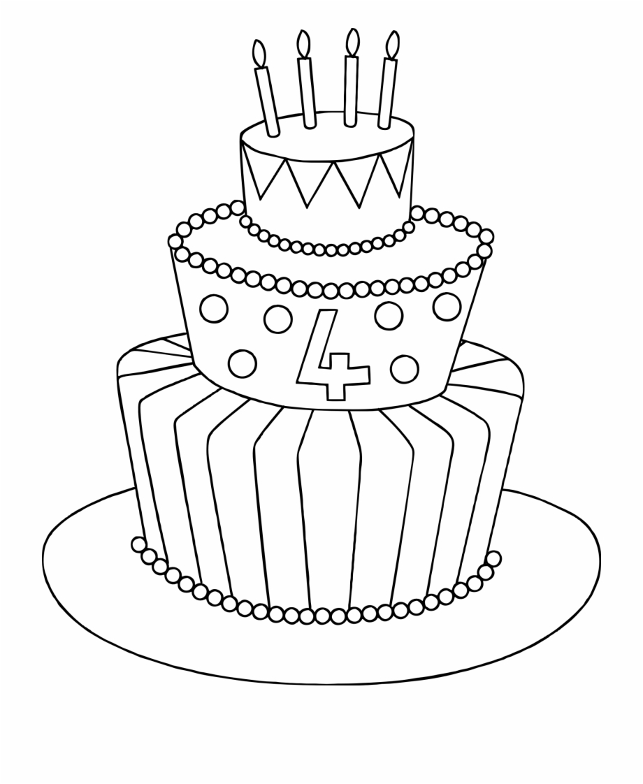Simple Clipart Birthday Cake