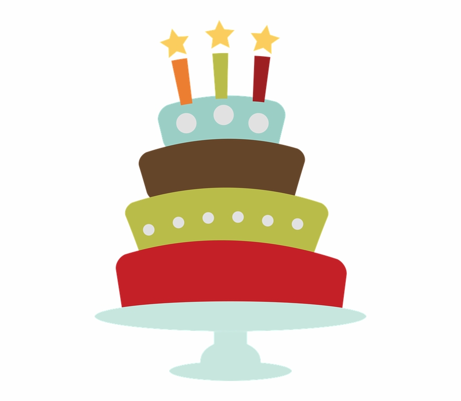 Pastel Clipart Birthday Cake