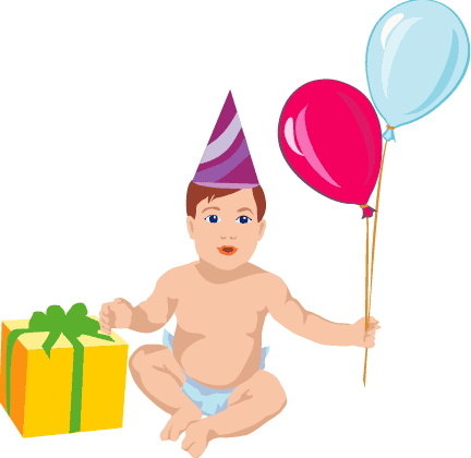 Free Baby Birthday Cliparts, Download Free Clip Art, Free