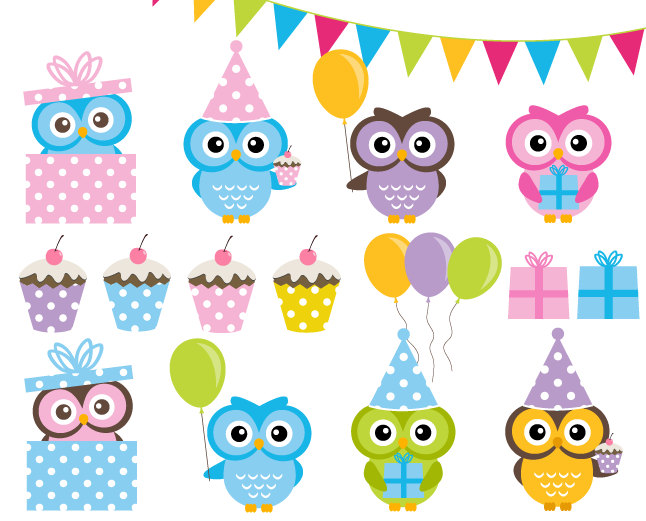 Free Birthday Owl Cliparts, Download Free Clip Art, Free