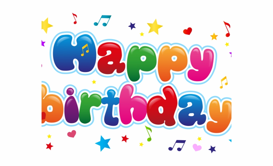 Happy Birthday Clipart Transparent Background Free PNG
