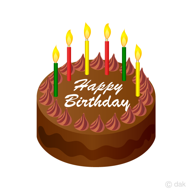 Chocolate Birthday Cake Clipart Free Picture