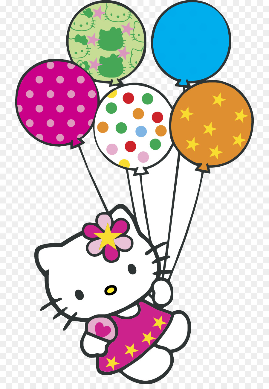Hello Kitty Happy Birthday clipart