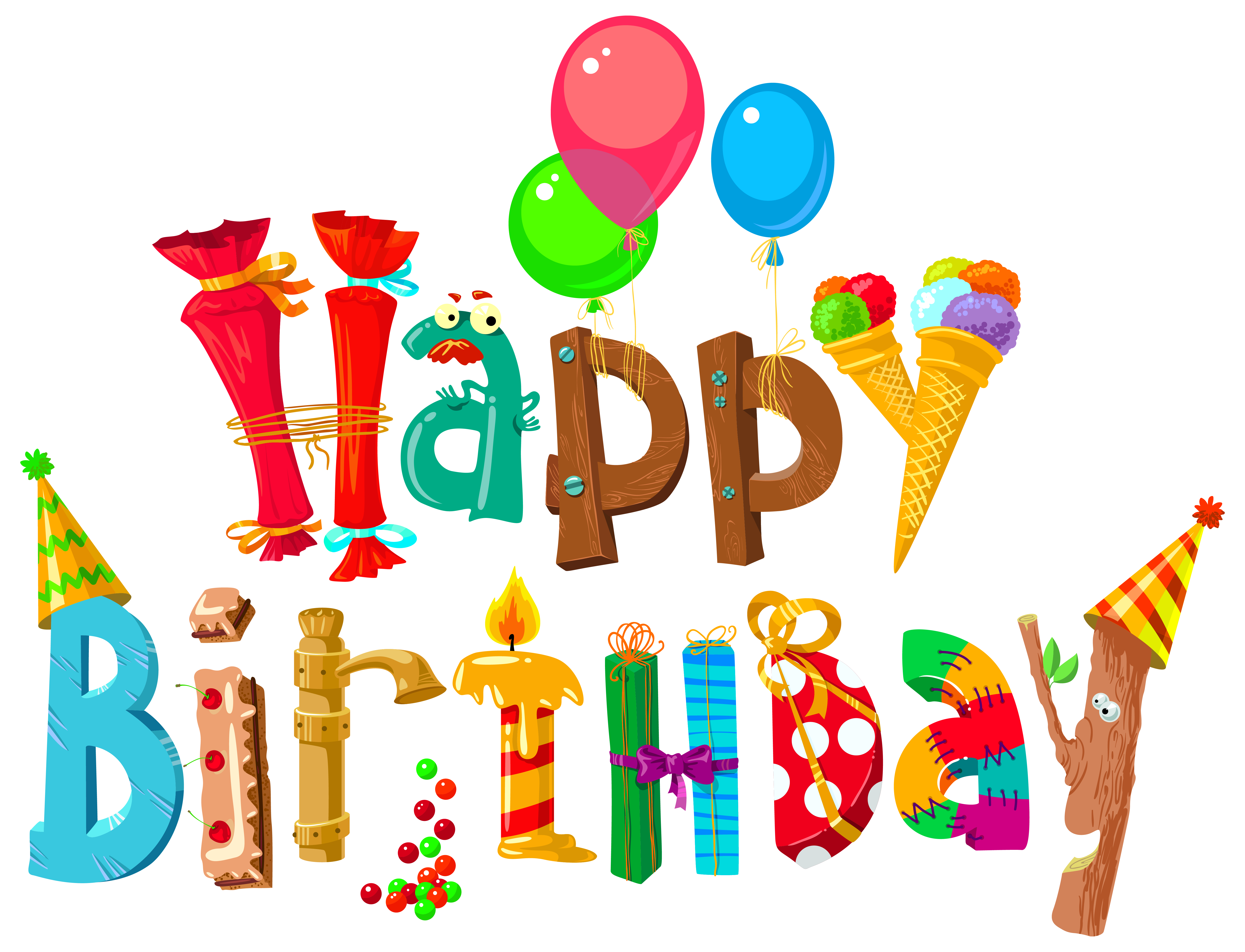 Birthday Clipart for printable to