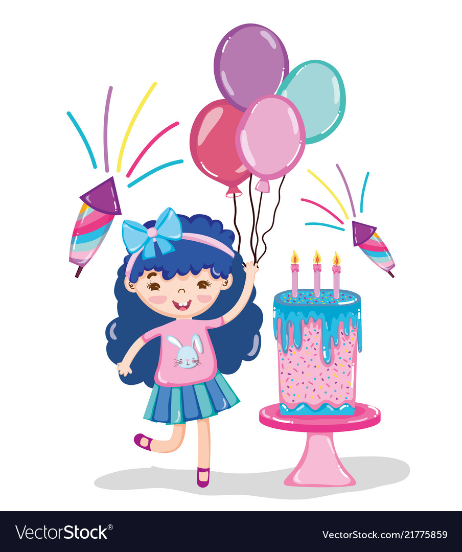Girl birthday party cartoons