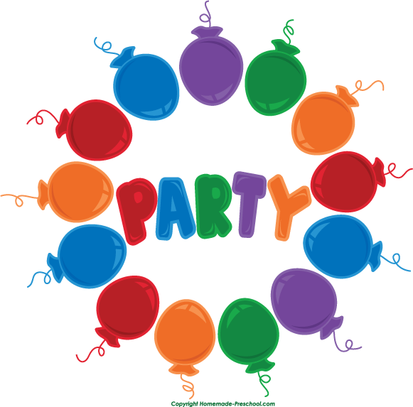 birthday party clipart preschool