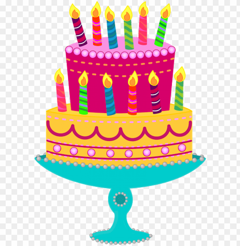 Birthday cake free PNG image with transparent background
