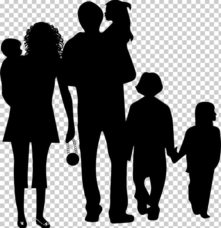 Family Silhouette Father PNG, Clipart, Black And White