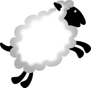 Lamb clipart image.