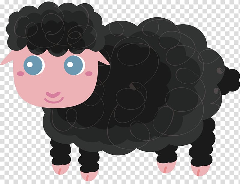 Black sheep Black sheep Cartoon Mazagran, Cartoon black