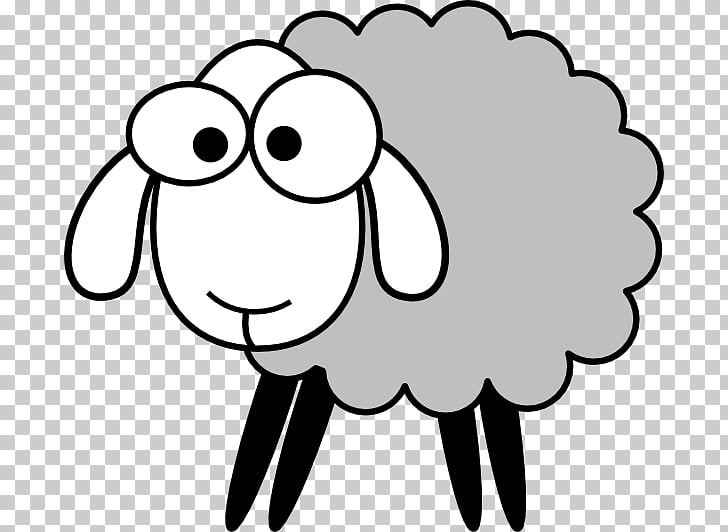 Black sheep Drawing , sheep PNG clipart
