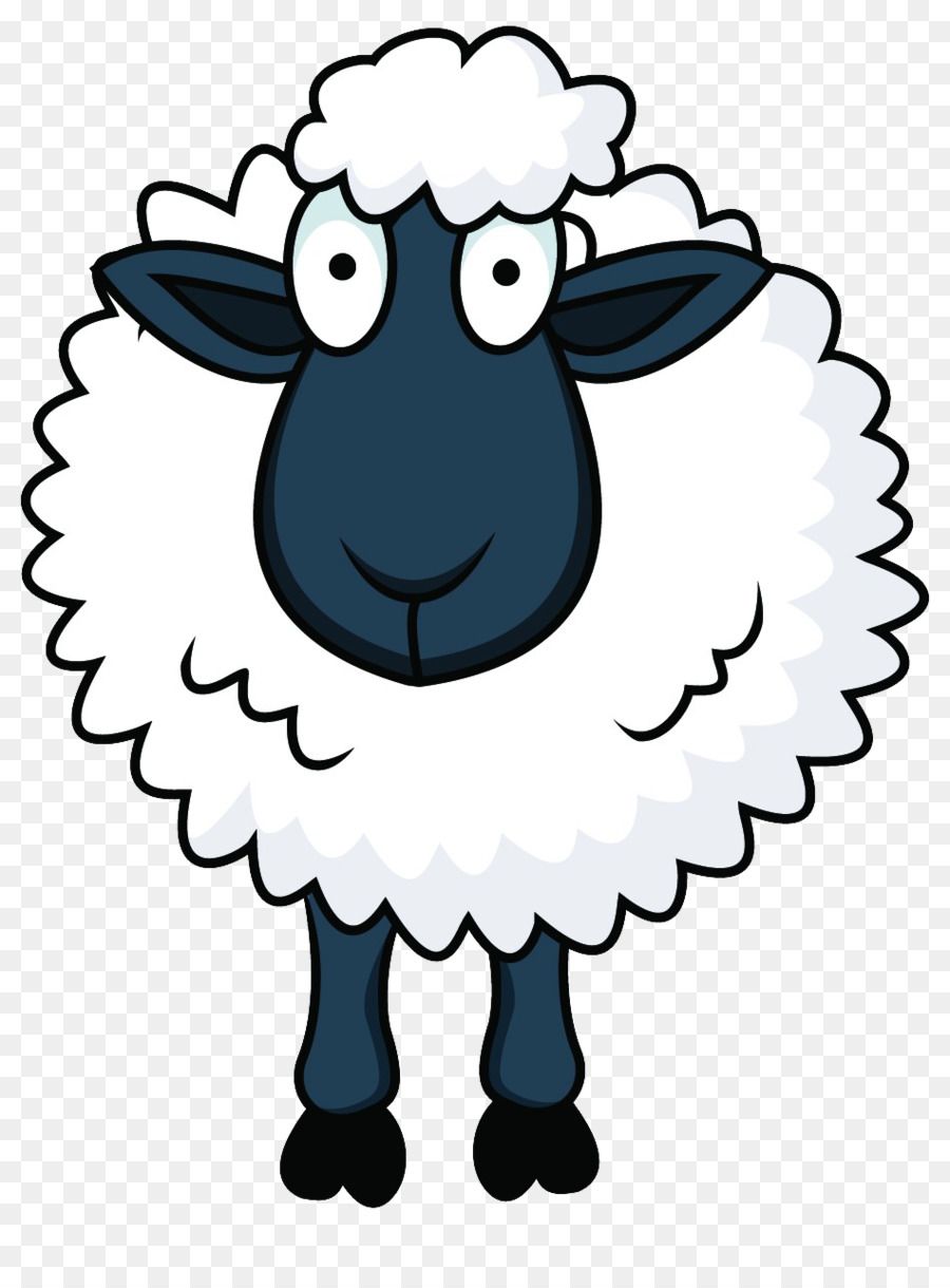 Sheep cartoon clip.