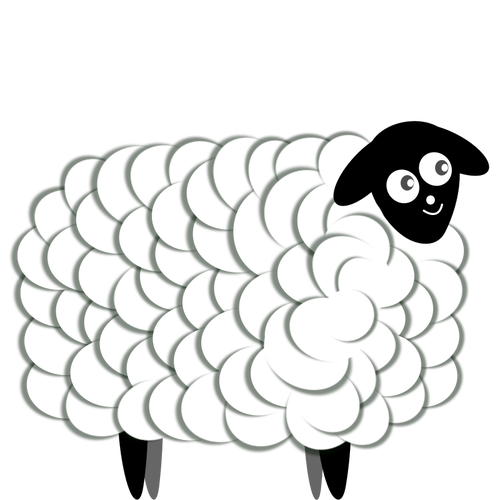 Fluffy sheep public.