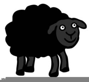 black sheep clipart vector
