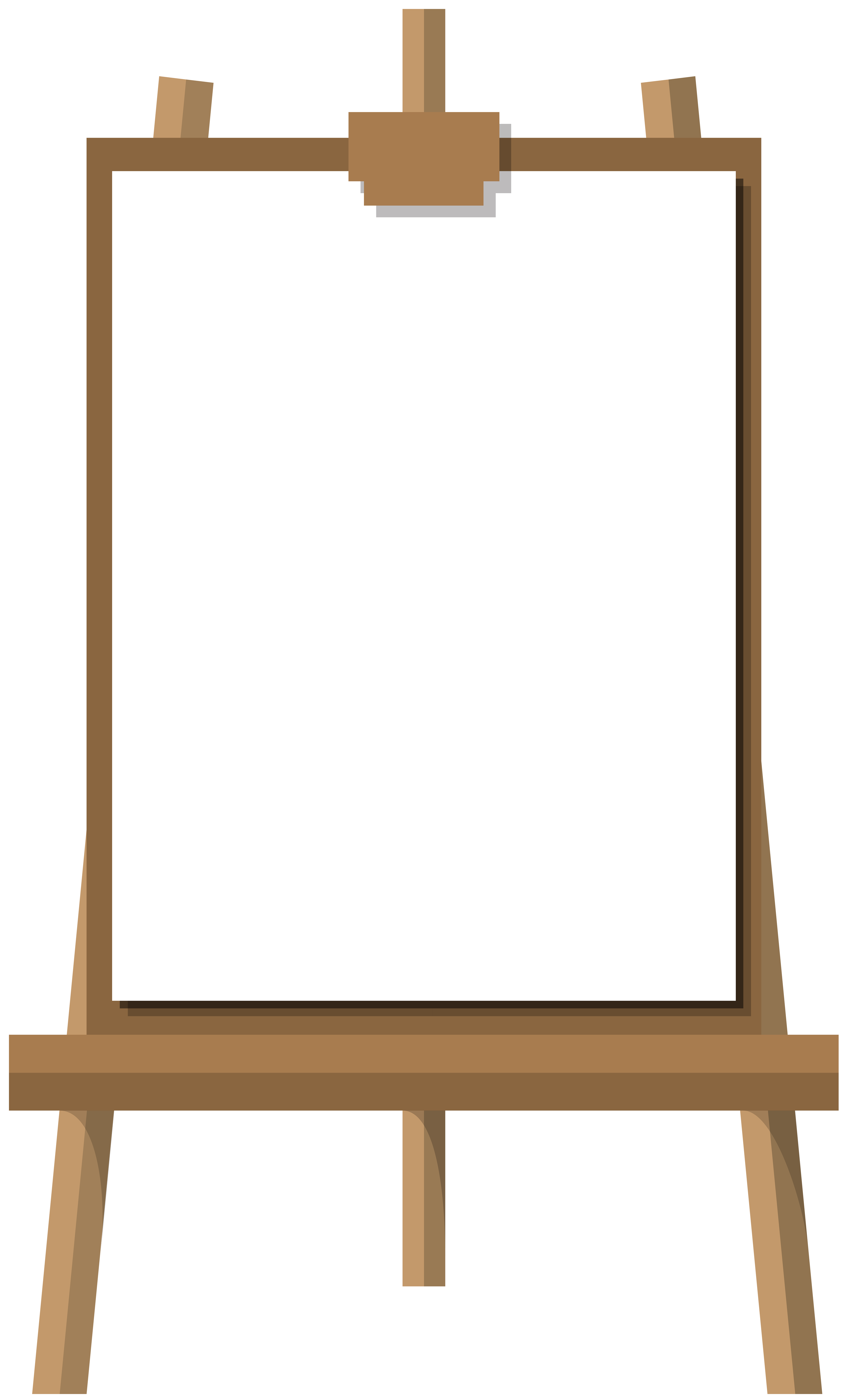 Easel clipart simple.