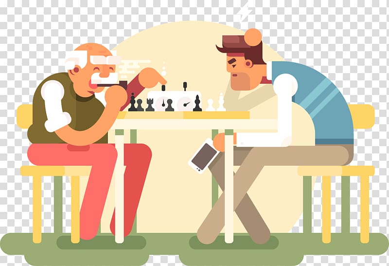 Chess piece Board game Illustration, flat board games