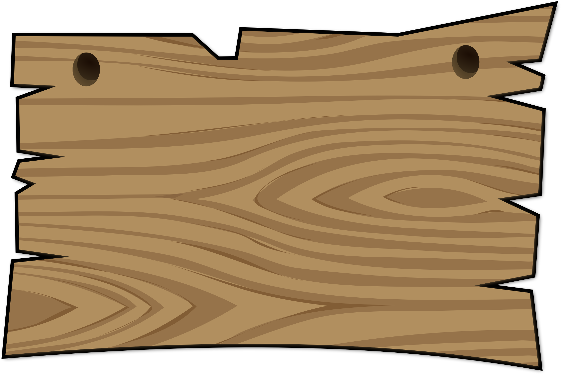 Pin wooden board.