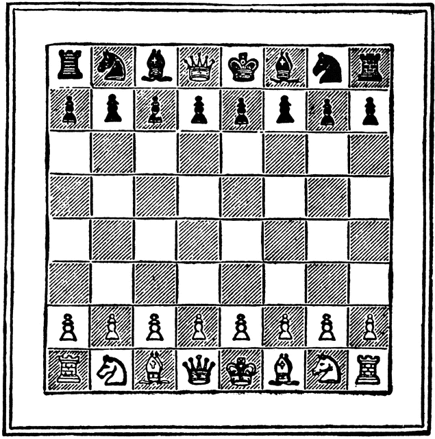 Chess board clipart.