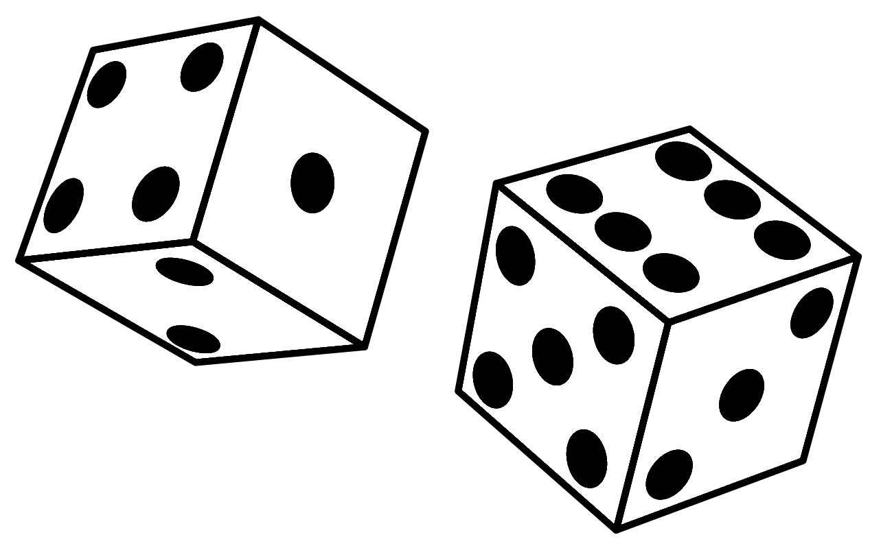 board game clipart dice
