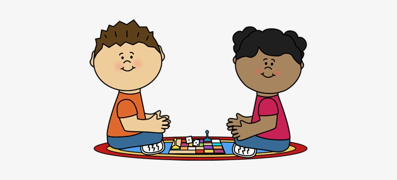 Svg Royalty Free Library Kids Playing Board Games