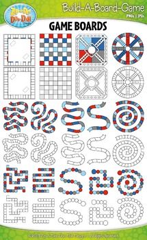 Build A Board Game Clipart Set