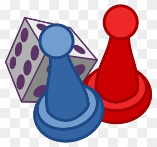 Vector Illustration Of Board Game Counters Or Pieces Clipart