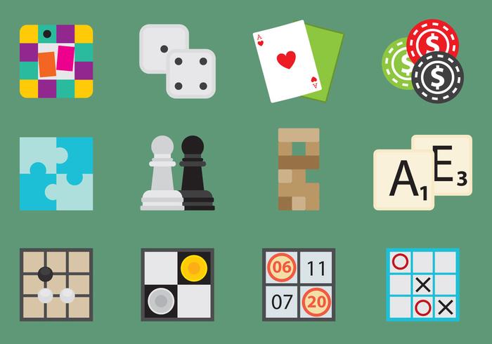 Board games icons.